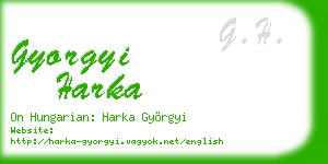 gyorgyi harka business card